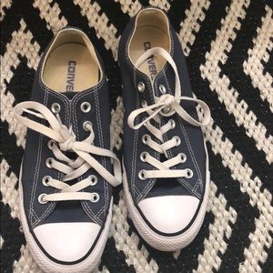 Navy Converse W 8